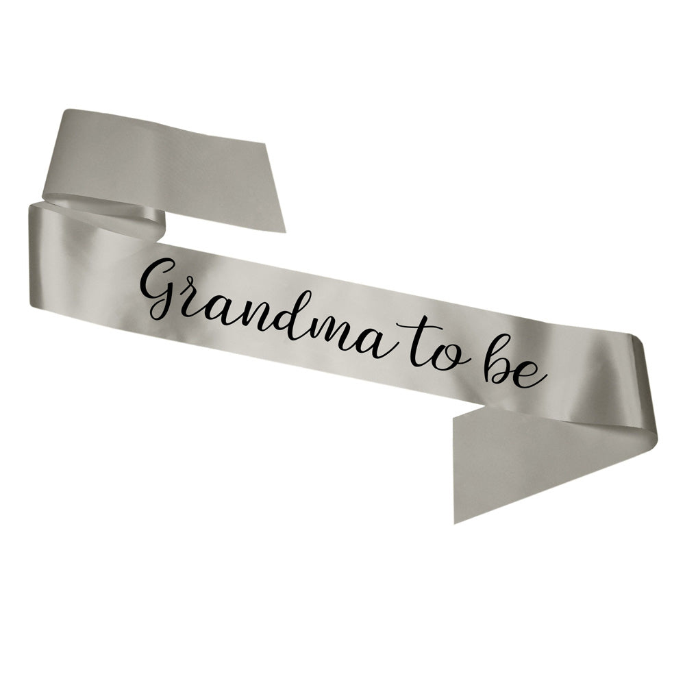 Grandma To Be Sash Baby Shower Gender Reveal Sash - Choose your colour!