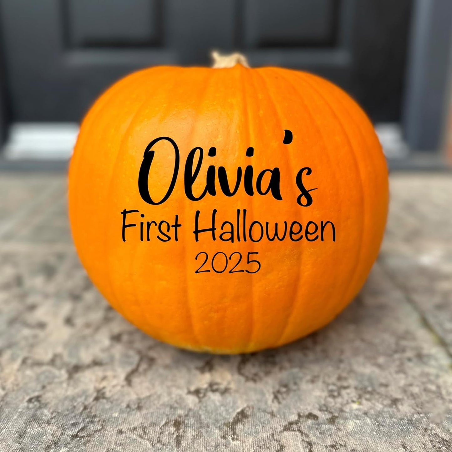 Babies First Halloween Pumpkin Vinyl