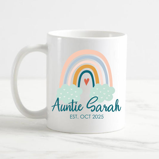Auntie Rainbow Mug - Add Any Role & Name