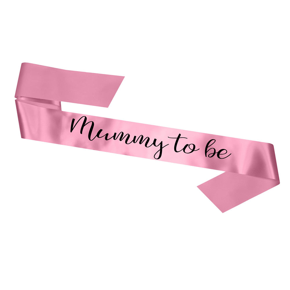 Mummy To Be Sash Baby Shower Gender Reveal Sash - Choose your colour!