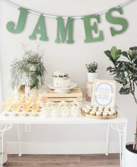 Personalised 2M Any Name Letter Bunting