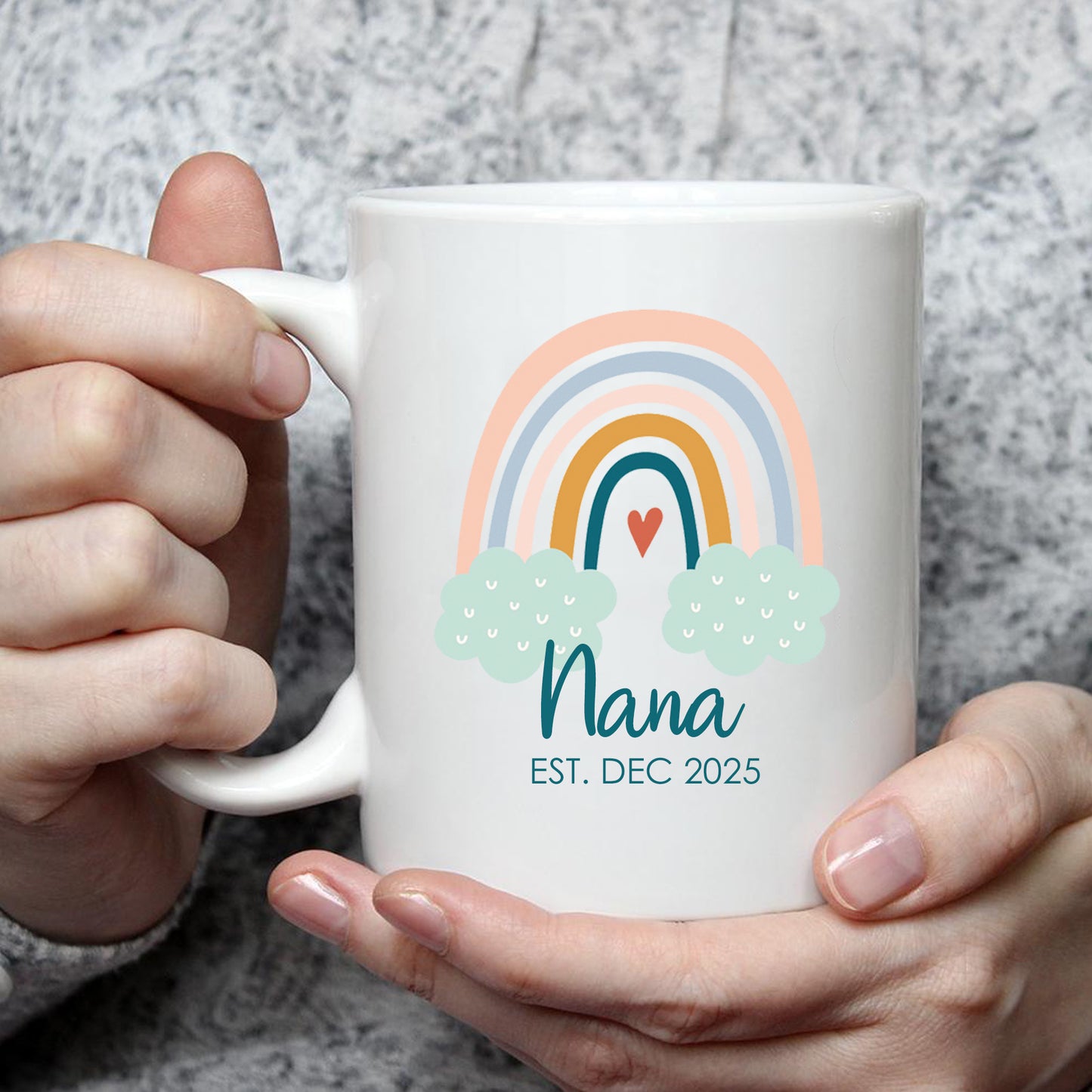 Nana Rainbow Mug - Add Any Role