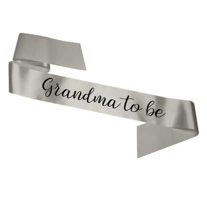 Grandma To Be Sash Baby Shower Gender Reveal Sash - Choose your colour!