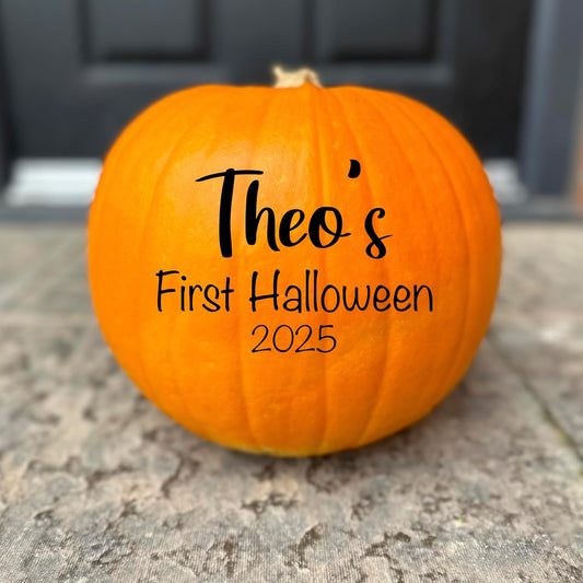 Babies First Halloween Pumpkin Vinyl