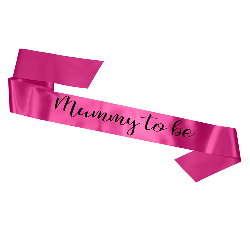 Mummy To Be Sash Baby Shower Gender Reveal Sash - Choose your colour!
