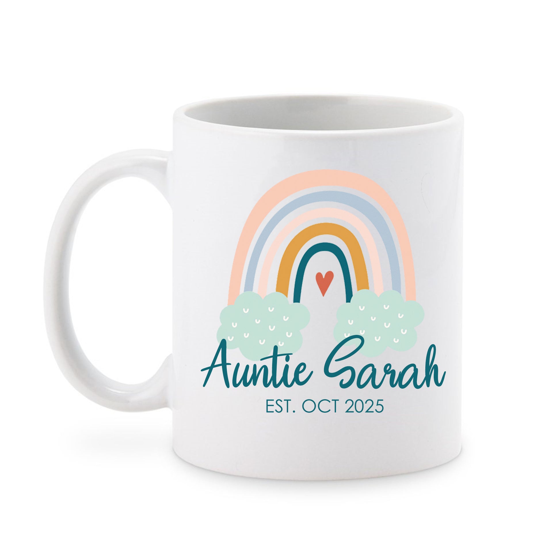 Auntie Rainbow Mug - Add Any Role & Name