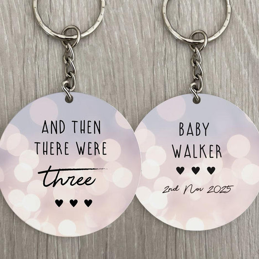 "And Then There Were Three" Keyring