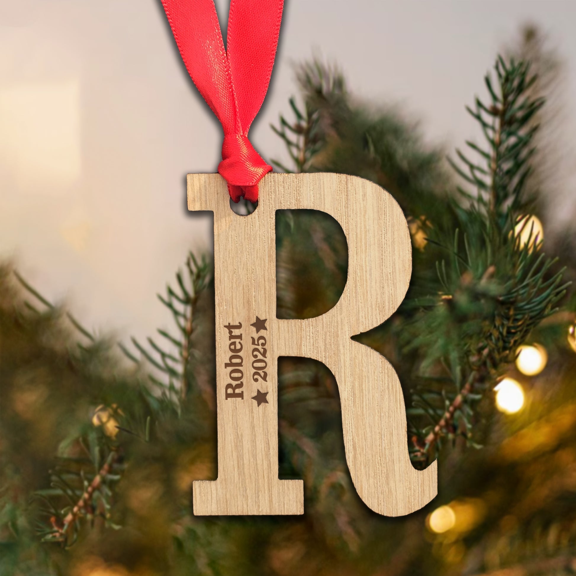 Personalised Name and Year  - Perfect Engraved Xmas Gift for Christmas, add any name and year!