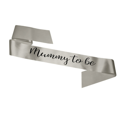 Mummy To Be Sash Baby Shower Gender Reveal Sash - Choose your colour!