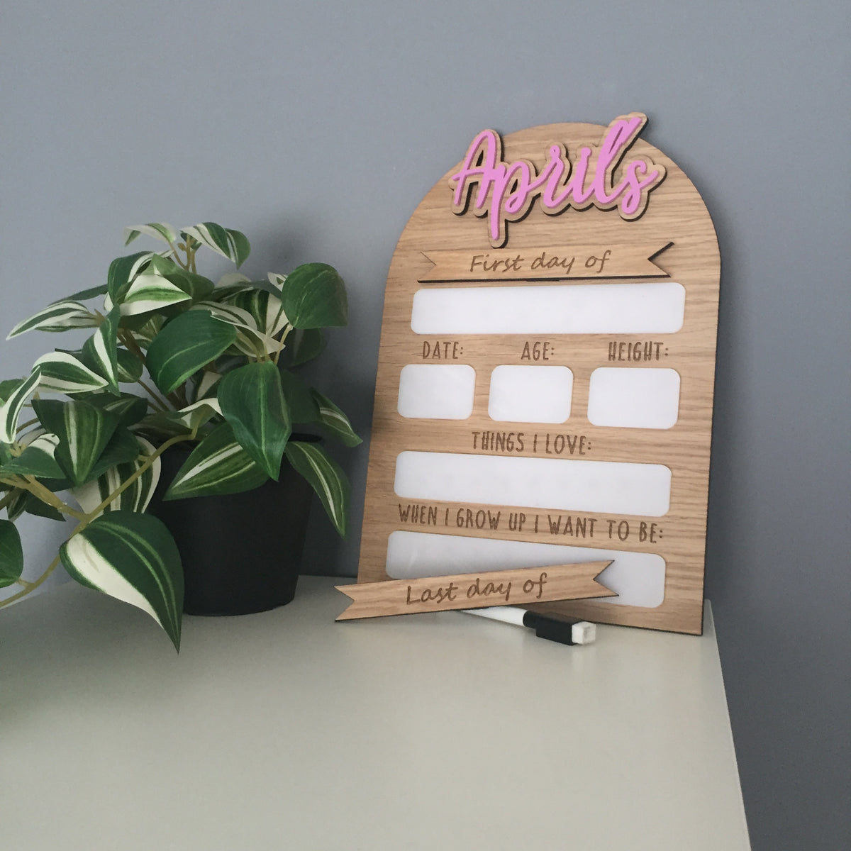 First Day of School Last Day of School / Nursery Reusable Sign