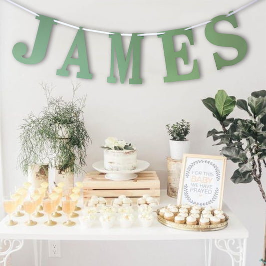 Personalised 2M Any Name Letter Bunting