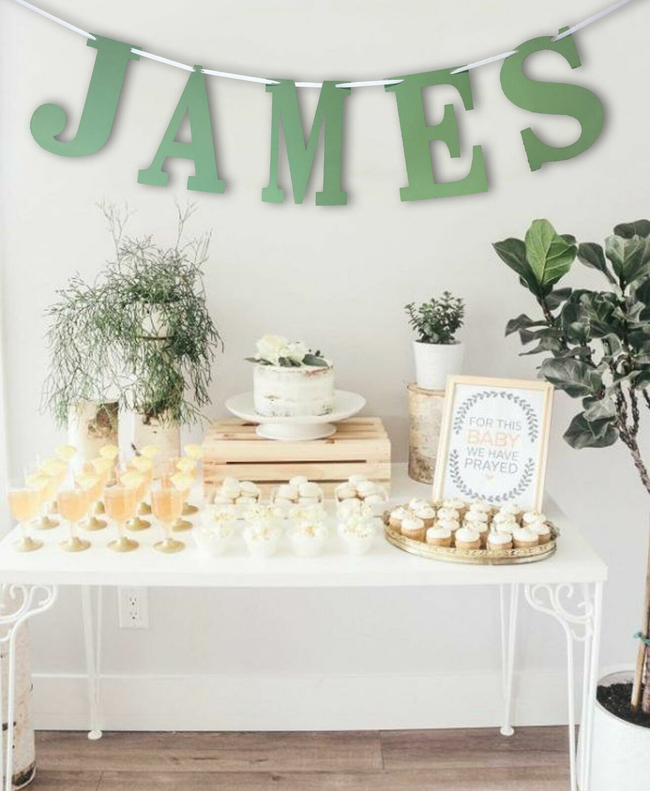 Personalised 2M Any Name Letter Bunting