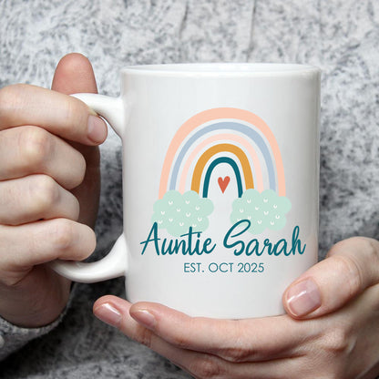 Auntie Rainbow Mug - Add Any Role & Name