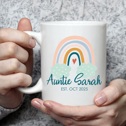 Auntie Rainbow Mug - Add Any Role & Name