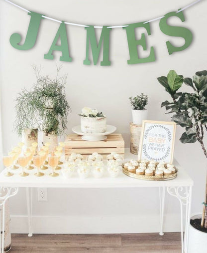 Personalised 2M Any Name Letter Bunting