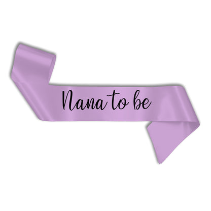 Baby Shower To Be Sash Gender Reveal - Choose any role and colour!