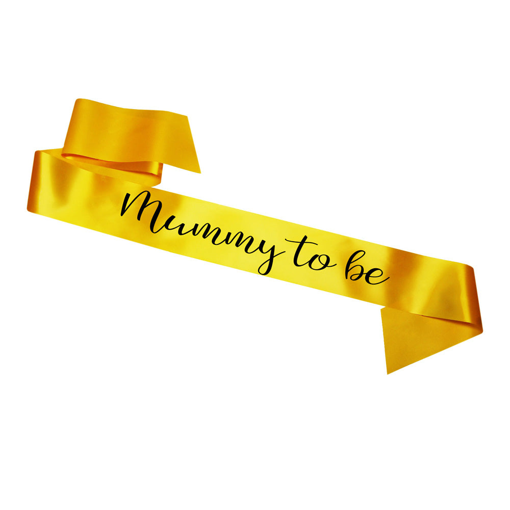 Mummy To Be Sash Baby Shower Gender Reveal Sash - Choose your colour!