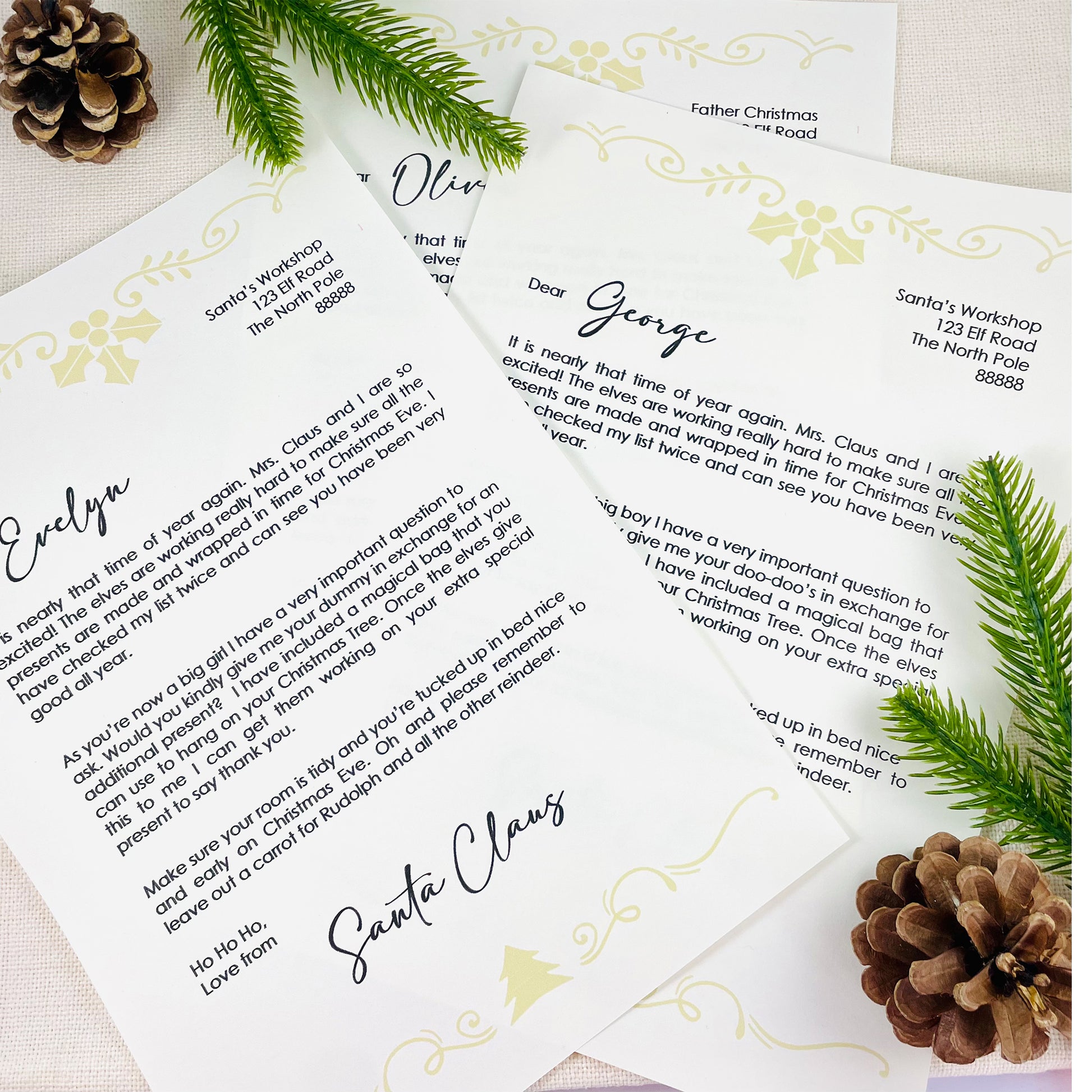 Personalised Santa Dummy Letter (With Envelope & Wax Seal)