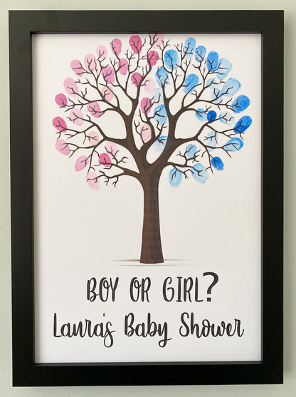 Personalised Boy or Girl Fingerprint Tree