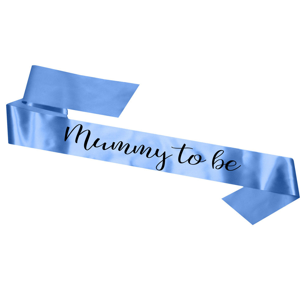 Mummy To Be Sash Baby Shower Gender Reveal Sash - Choose your colour!