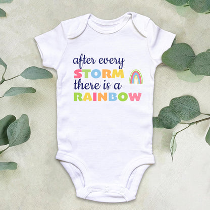 After Every Storm There is a Rainbow Baby Grow Vest