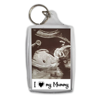I love my Mummy Keyring - Mother's Day Photo Key ring - Any photo - Jumbo X Large 70mm x 45mm Keychain