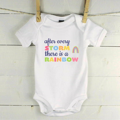 After Every Storm There is a Rainbow Baby Grow Vest